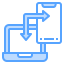Data transfer icon 64x64