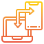 Data transfer icon 64x64