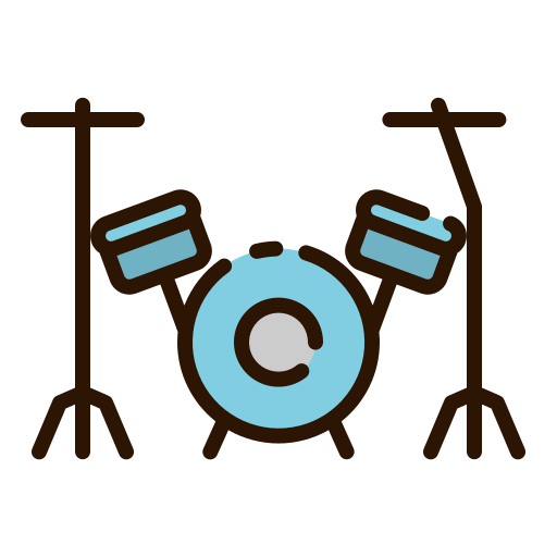 Drum set icon