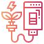 Green energy icon 64x64