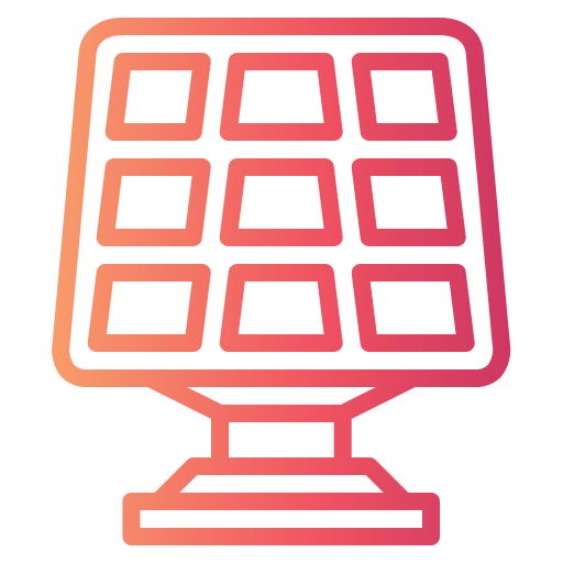 Solar panel icon