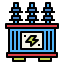 Power transformer icon 64x64