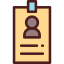 Id card icon 64x64