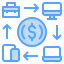 Money transfer icon 64x64