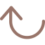 Curve arrow icon 64x64
