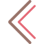 Left arrow icon 64x64