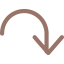 Curve arrow icon 64x64