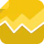 Line chart icon 64x64