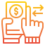 Money transfer icon 64x64