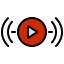 Streaming Symbol 64x64
