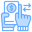 Money transfer icon 64x64