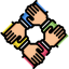 Cooperation icône 64x64