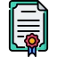Certificate icon 64x64