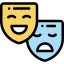 Theater masks icône 64x64