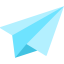 Paper plane icon 64x64