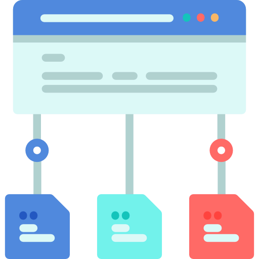 Data flow icon