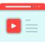 Video web Symbol 64x64