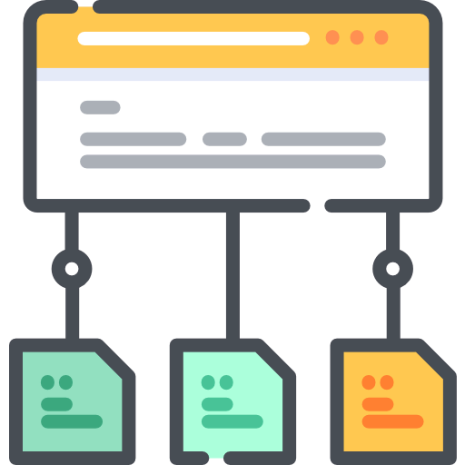Data flow icon