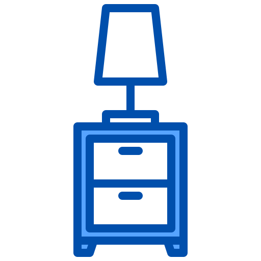 Bedside table icon