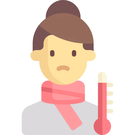 High temperature icon