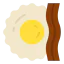 Яйцо и бекон иконка 64x64