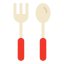 Spoon and fork Ikona 64x64