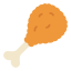 Fried chicken icon 64x64