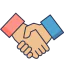 Hand shake アイコン 64x64