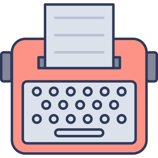 Typewriter icon