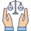 Justice scale icon 64x64