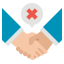 No handshake ícono 64x64