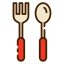 Spoon and fork Ikona 64x64