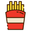 French fries icon 64x64