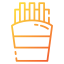 French fries icon 64x64