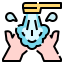 Washing hands icon 64x64