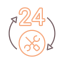 Open 24 hours 图标 64x64