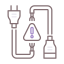 Broken cable アイコン 64x64