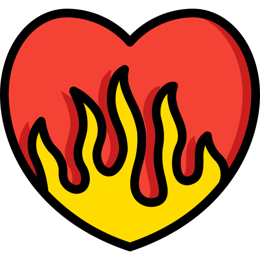 Flaming icon