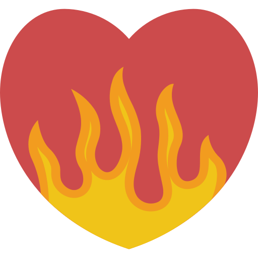 Flaming icon