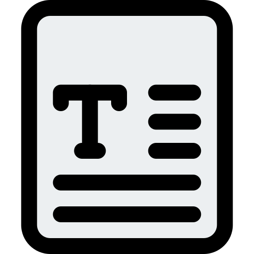Text format icon