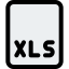 Xls file format іконка 64x64