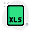 Xls file format іконка 64x64
