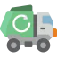 Recycling truck icon 64x64