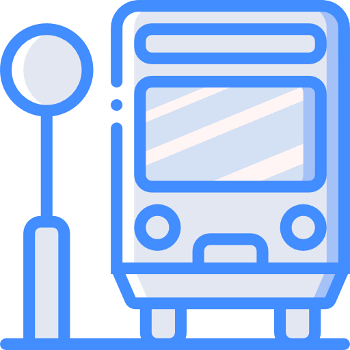 Bus stop icon