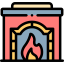 Fireplace icon 64x64
