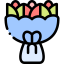 Flower bouquet icon 64x64