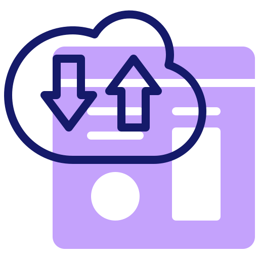 Data synchronization icon