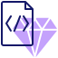 Html file 图标 64x64