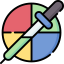 Color picker Ikona 64x64