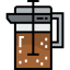 French press icon 64x64